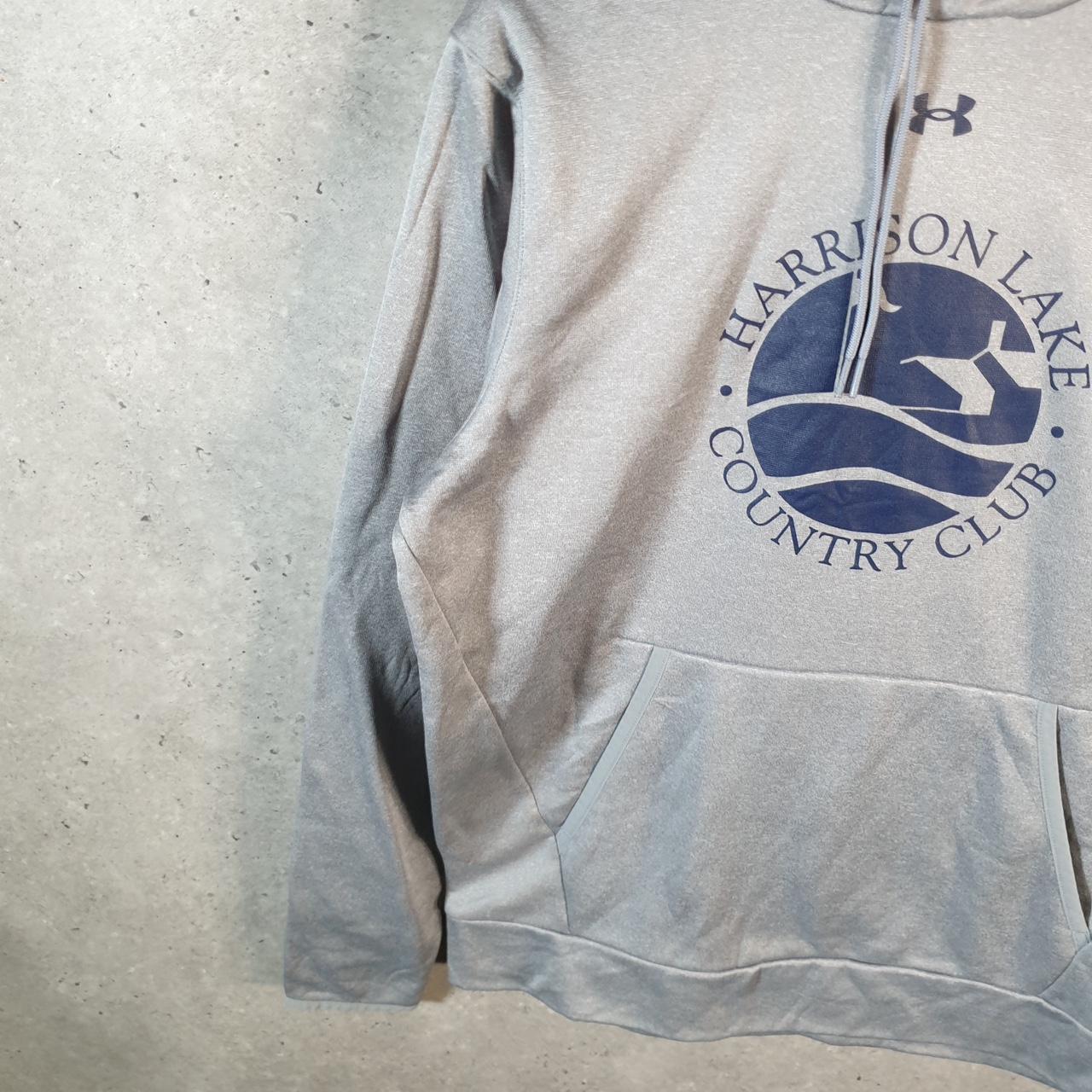 Vintage Under Armour Windbreaker Track Jacket Mens Medium Grey USA Pullover
