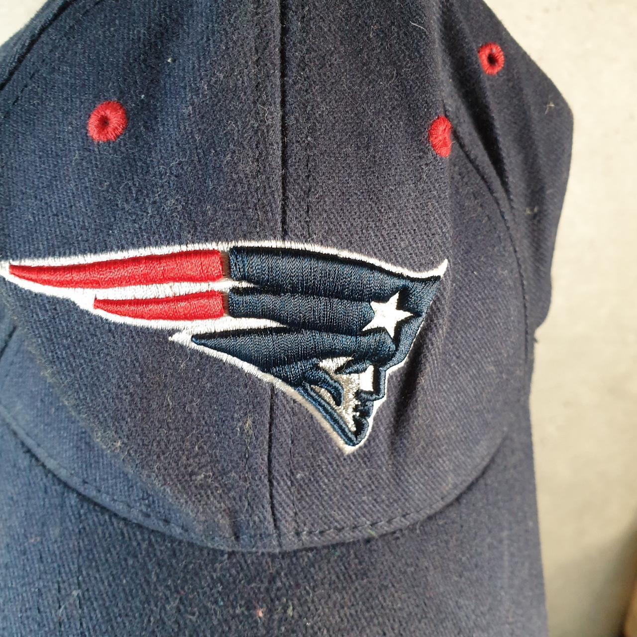 Vintage NFL New England Patriots Cap Men’s USA Spellout Athletic C8540
