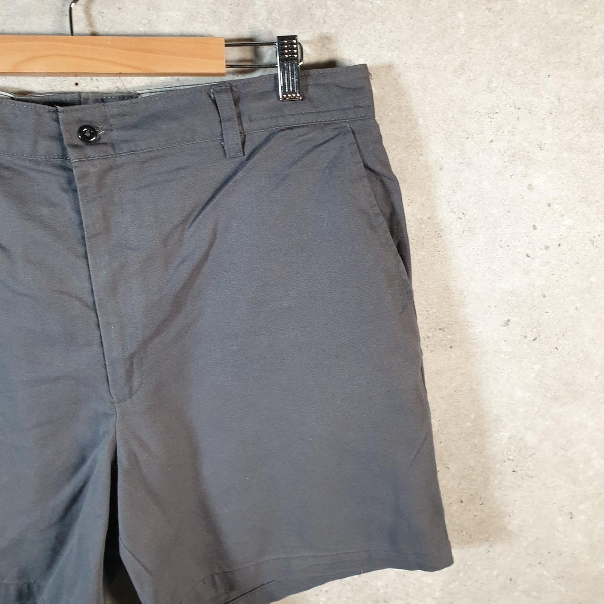 Vintage Red Kap Chino Shorts Jorts Cargo Men’s W38 Grey Baggy Cotton
