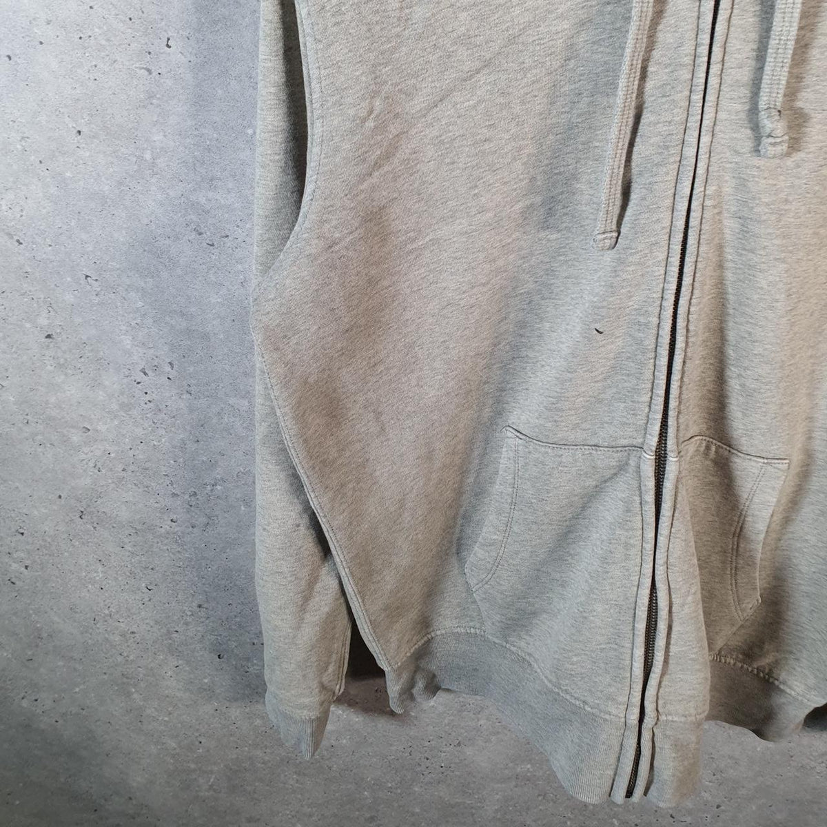 Vintage Gap Hoodie Womens Small Grey Y2K Full Zip Logo