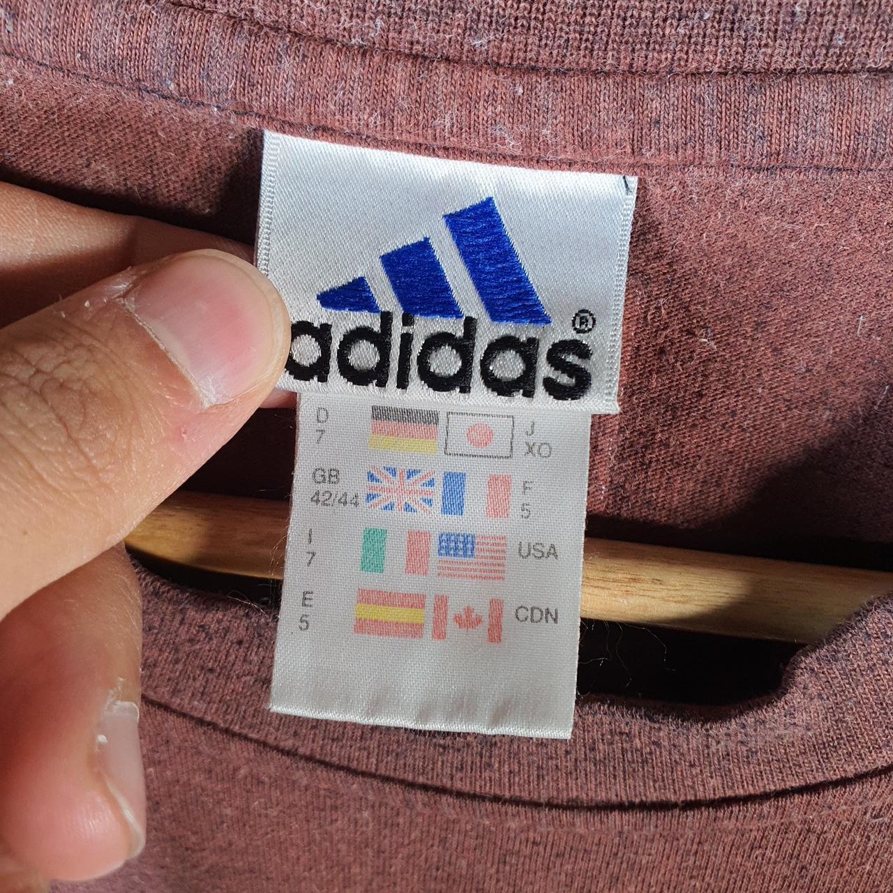 Vintage Adidas 90s T Shirt Men’s Large White Spellout Logo Athletic