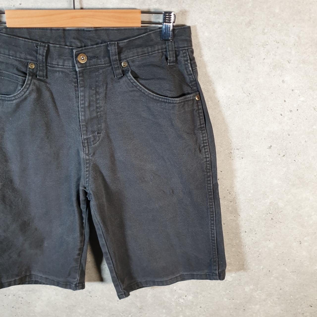 Vintage Dickies Baggy Chino Shorts Jorts Cargo Mens W30 Denim Grey Relaxed Fit