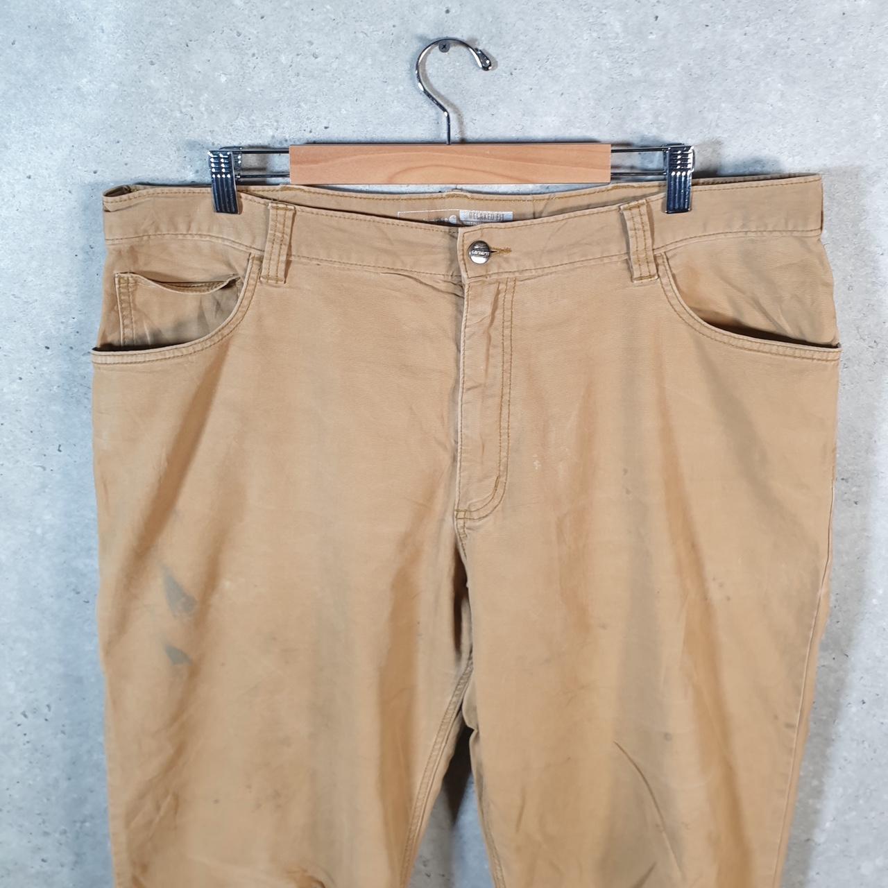 Vintage Carhartt Carpenter Trousers Mens W40 L30 Brown Relaxed Fit Workwear