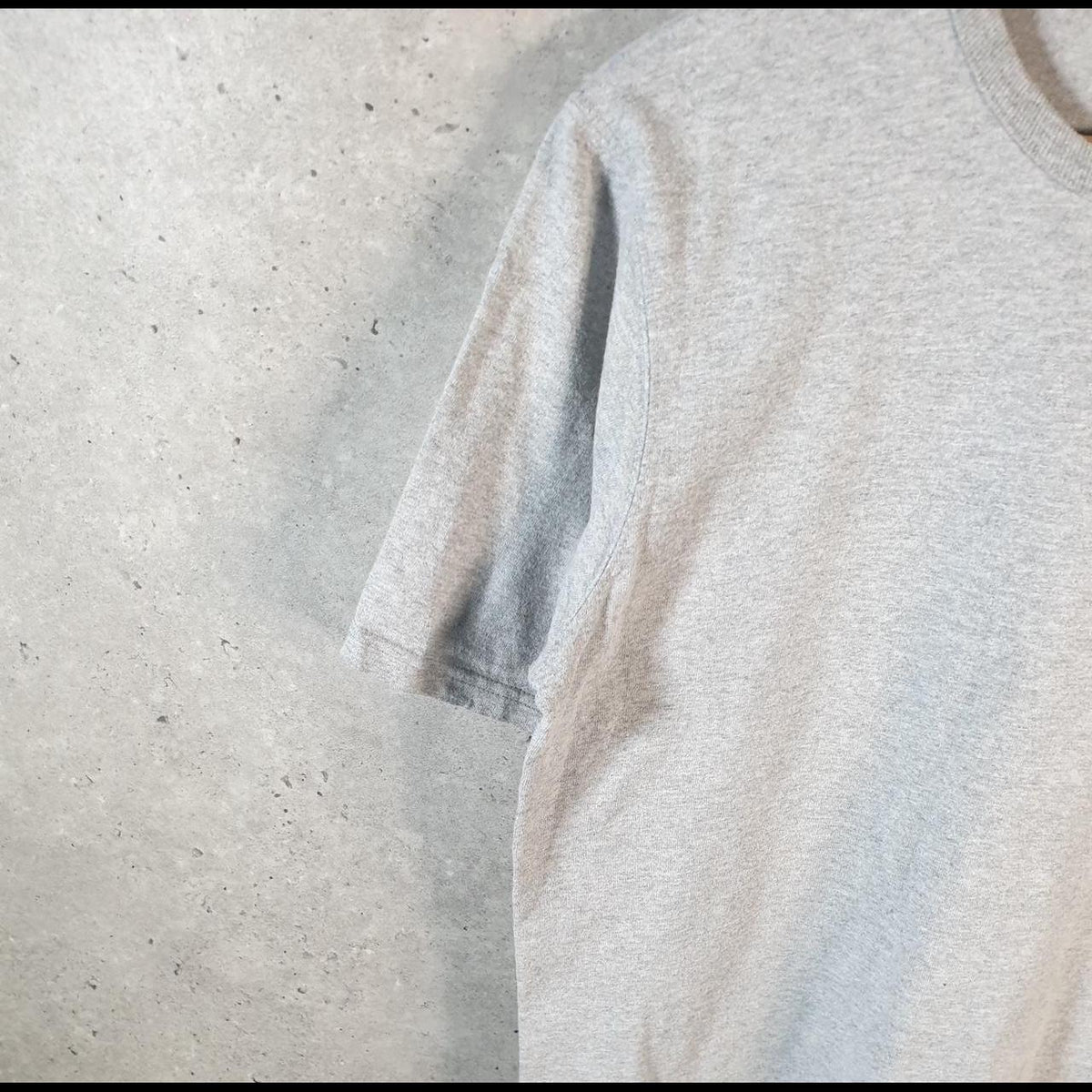 Vintage Champion 90s Spellout T Shirt Men’s Medium Grey USA Athletic