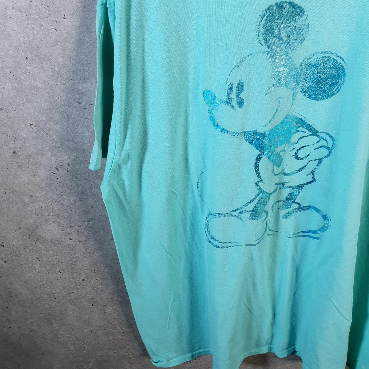 Vintage Disney Land Mickey Mouse T Shirt Shirt Men’s  2XL Blue Graphic Cartoon