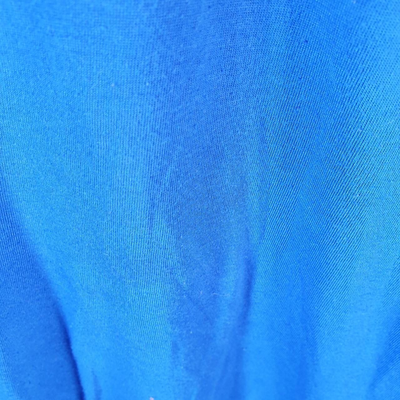 Vintage Adidas Spellout Climalite T Shirt Men’s XL Blue Three Stripes Athletic