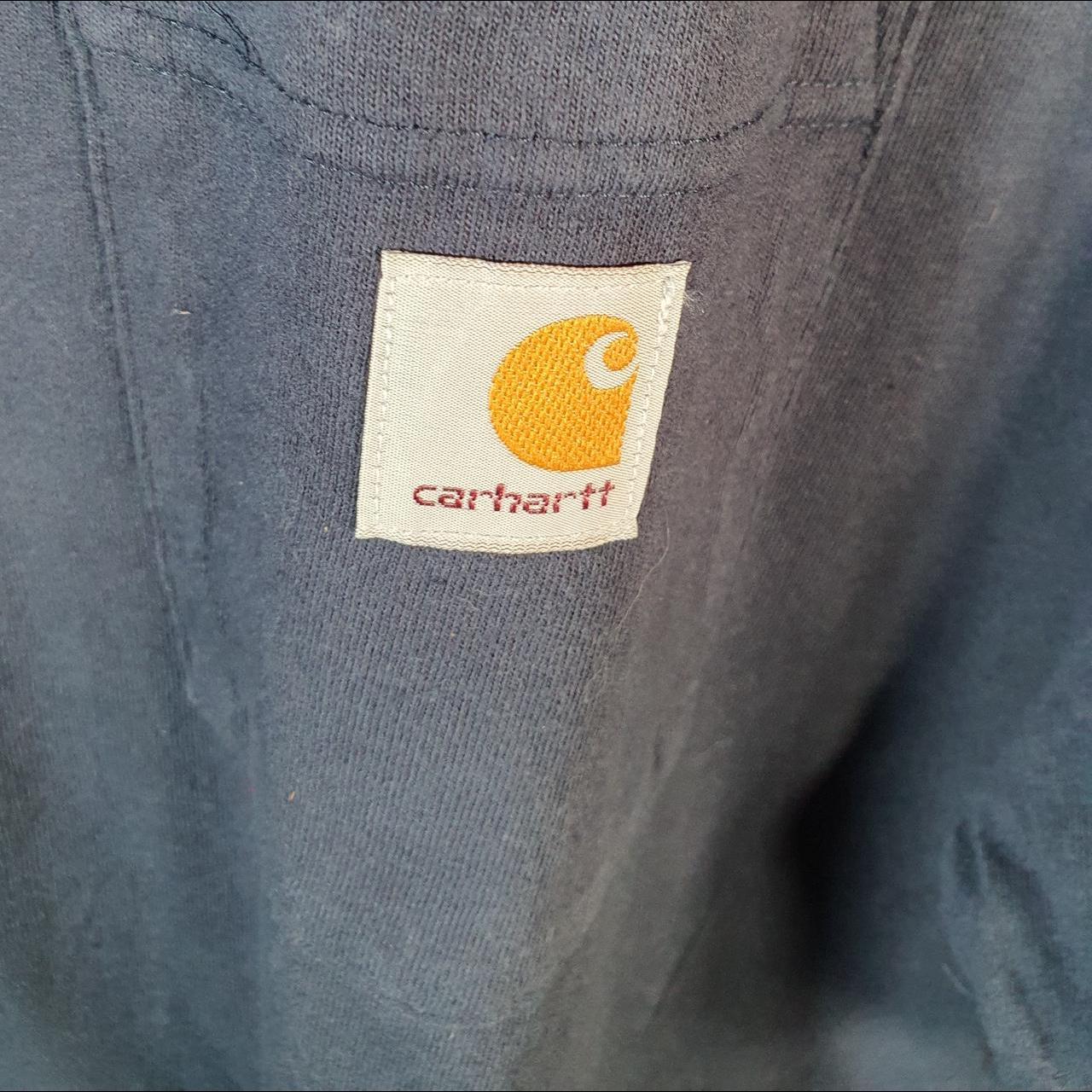 Vintage Carhartt Pocket T Shirt Men’s XL Navy Blue Workwear Chore Utility Original Fit C9222