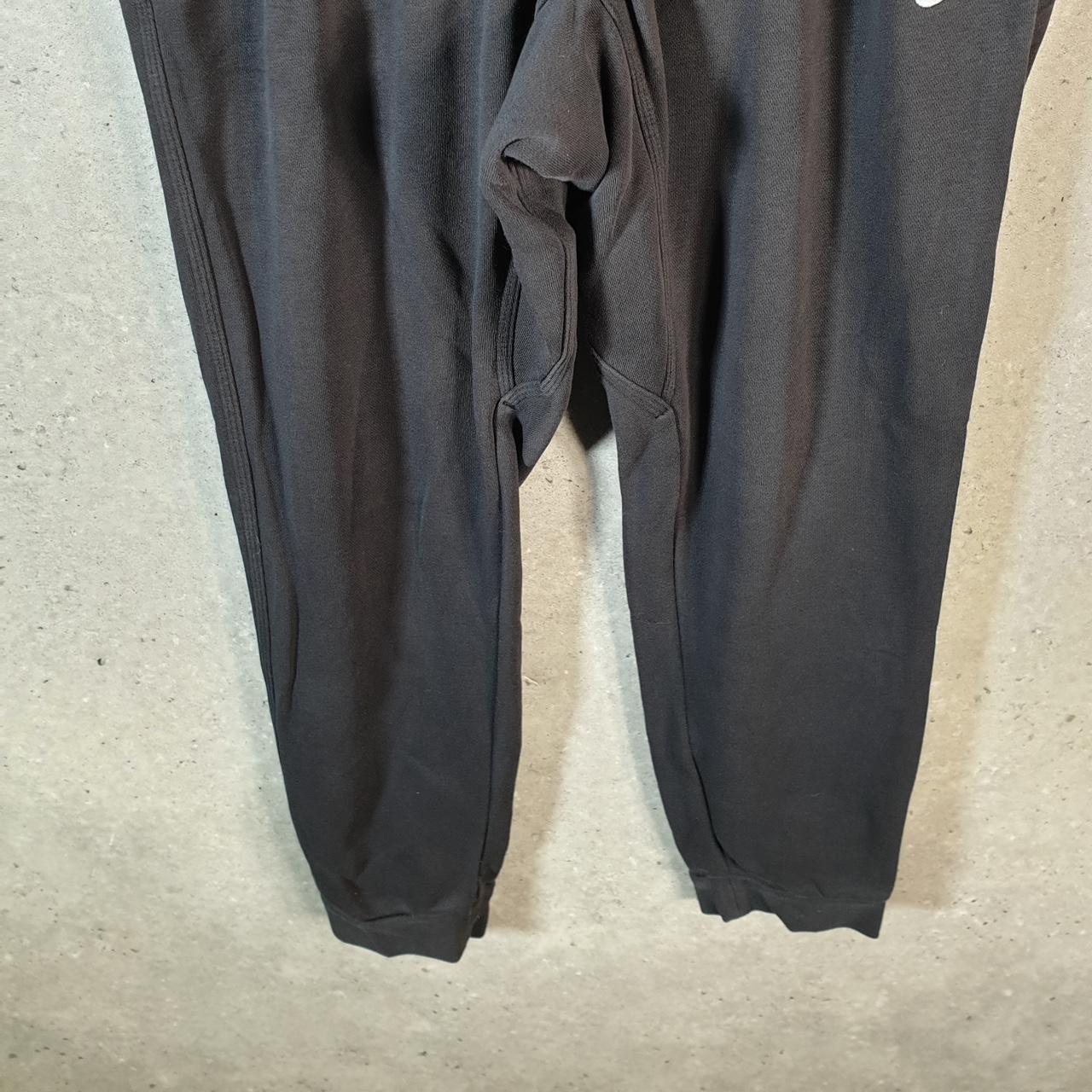 Vintage Nike Sweatpant Joggers Mens XL Black Embroidered Swoosh Sports Tracksuit - Big Fish Vintage