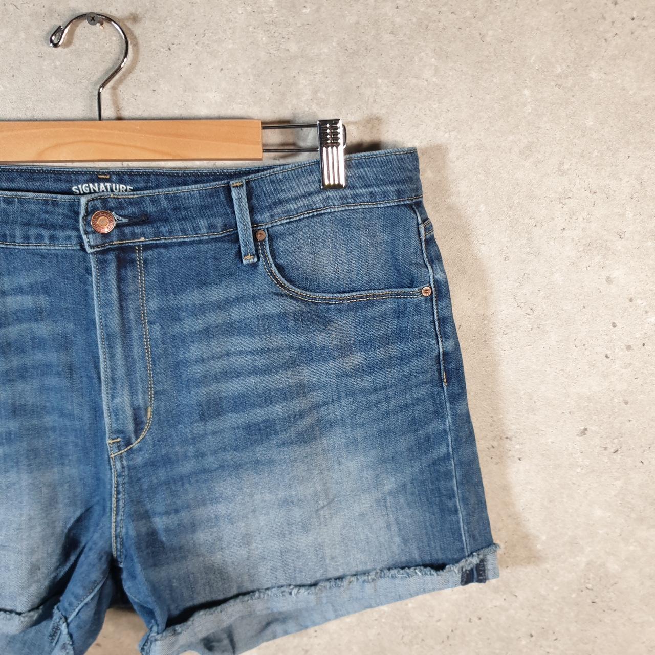 Vintage Levi’s Baggy Shorts Jorts Cargo Womens W33 Blue relaxed Denim