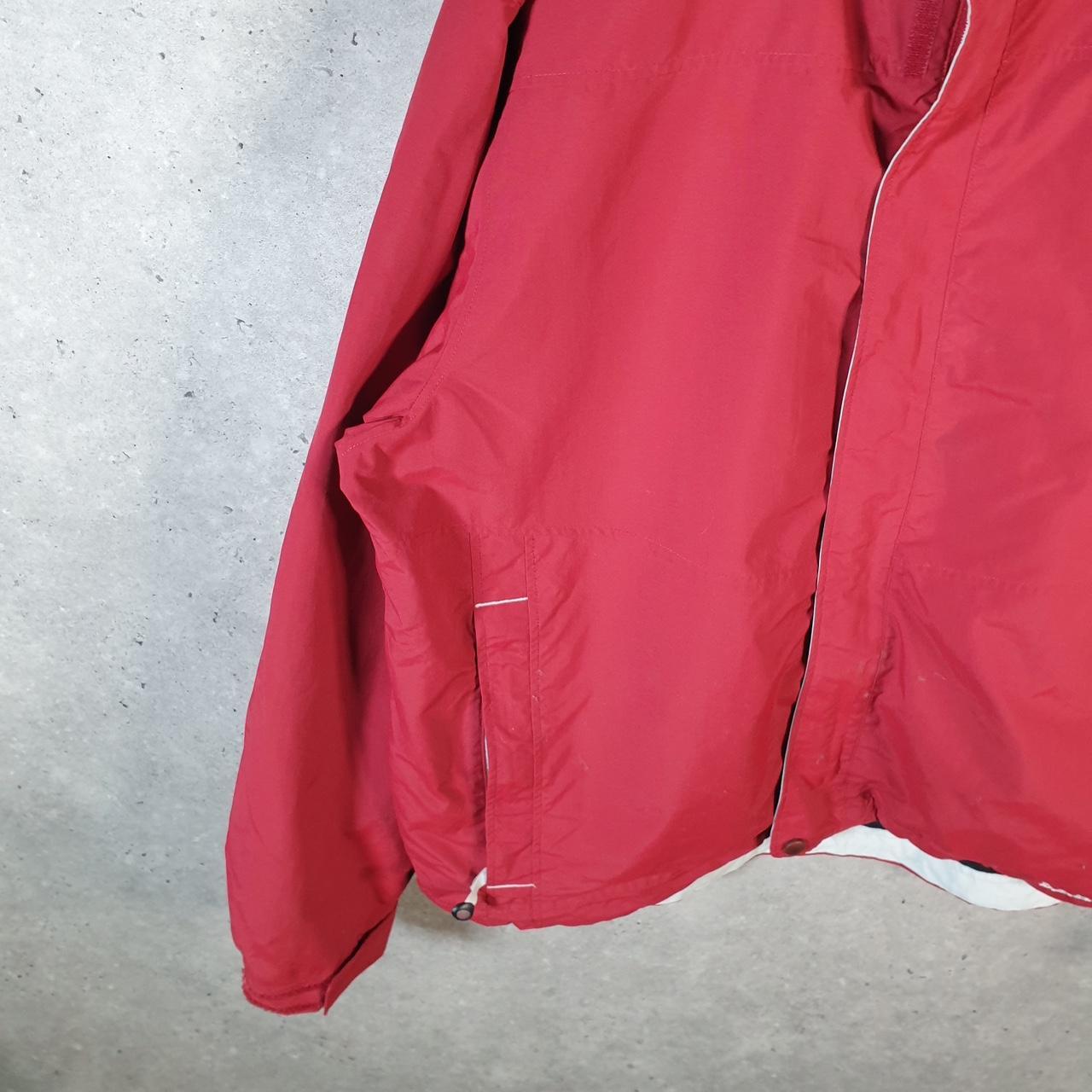 Vintage L.L. Bean Outdoors Nylon Jacket Mens XL Red Waterproof Shell Coat