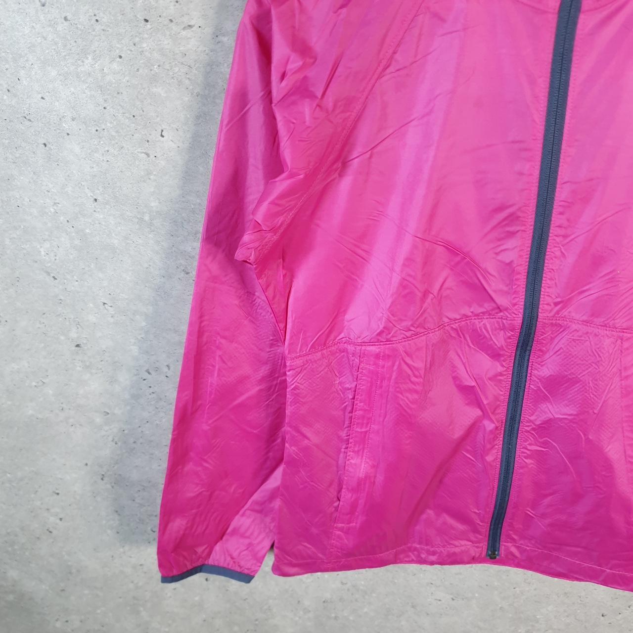 Vintage Columbia Windbreaker Track Jacket Womens XS Pink USA Athletic