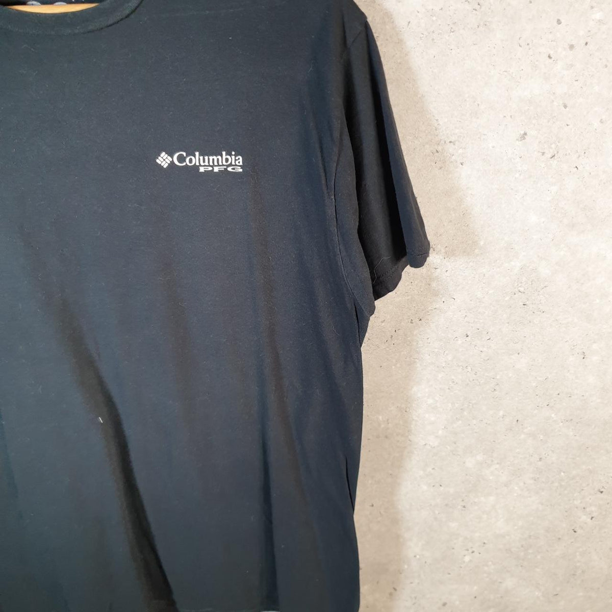 Vintage Columbia Perfomance Fishing Gear T Shirt Men’s Large Black Athletic