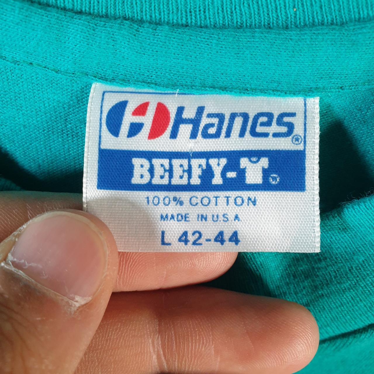 Vintage Hanes Teddy Bear Tenderness USA Single Stitch T Shirt Men’s Large Blue