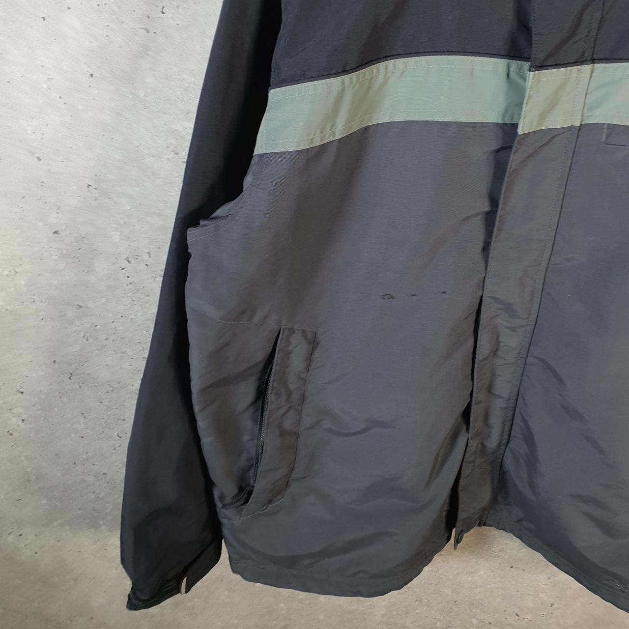 Vintage L.L. Bean Outdoors Nylon Jacket Mens Medium Black Waterproof Hooded