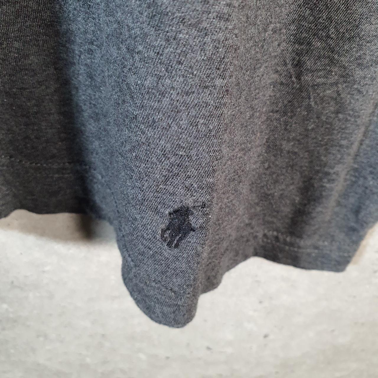 Vintage Ralph Lauren Polo Sport T Shirt Men’s Medium Grey Classic Fit Embroidered Pony C8711