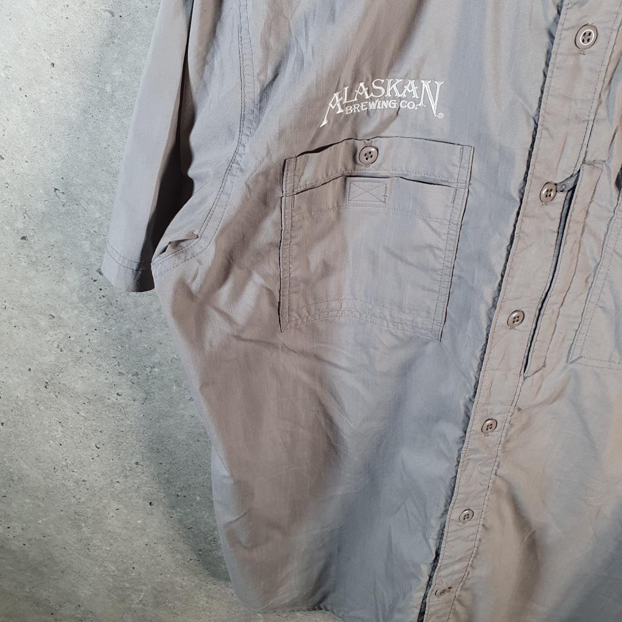 Vintage Carhartt Shirt Button Down Mens XL Grey Short Sleeve Chore Utility Relaxed