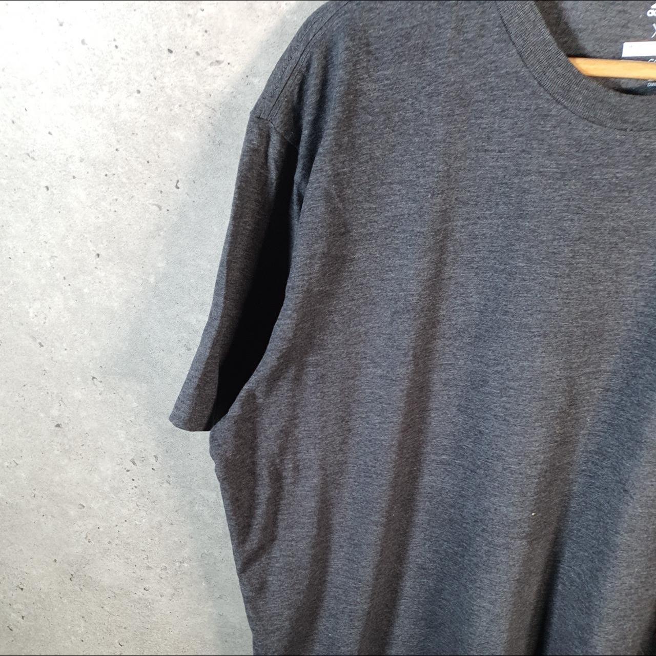 Vintage Adidas Golf T Shirt Men’s XL Grey Three Stripes Logo Athletic