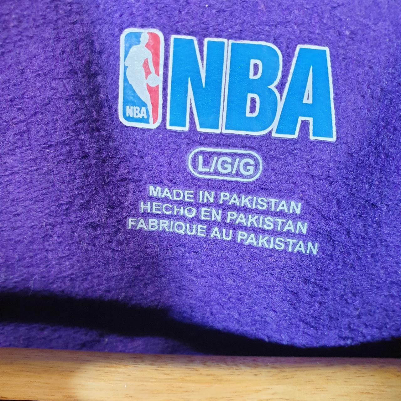 Vintage NBA Sacramento Kings Hoodie Mens Large Purple Full Zip USA Pro Sport