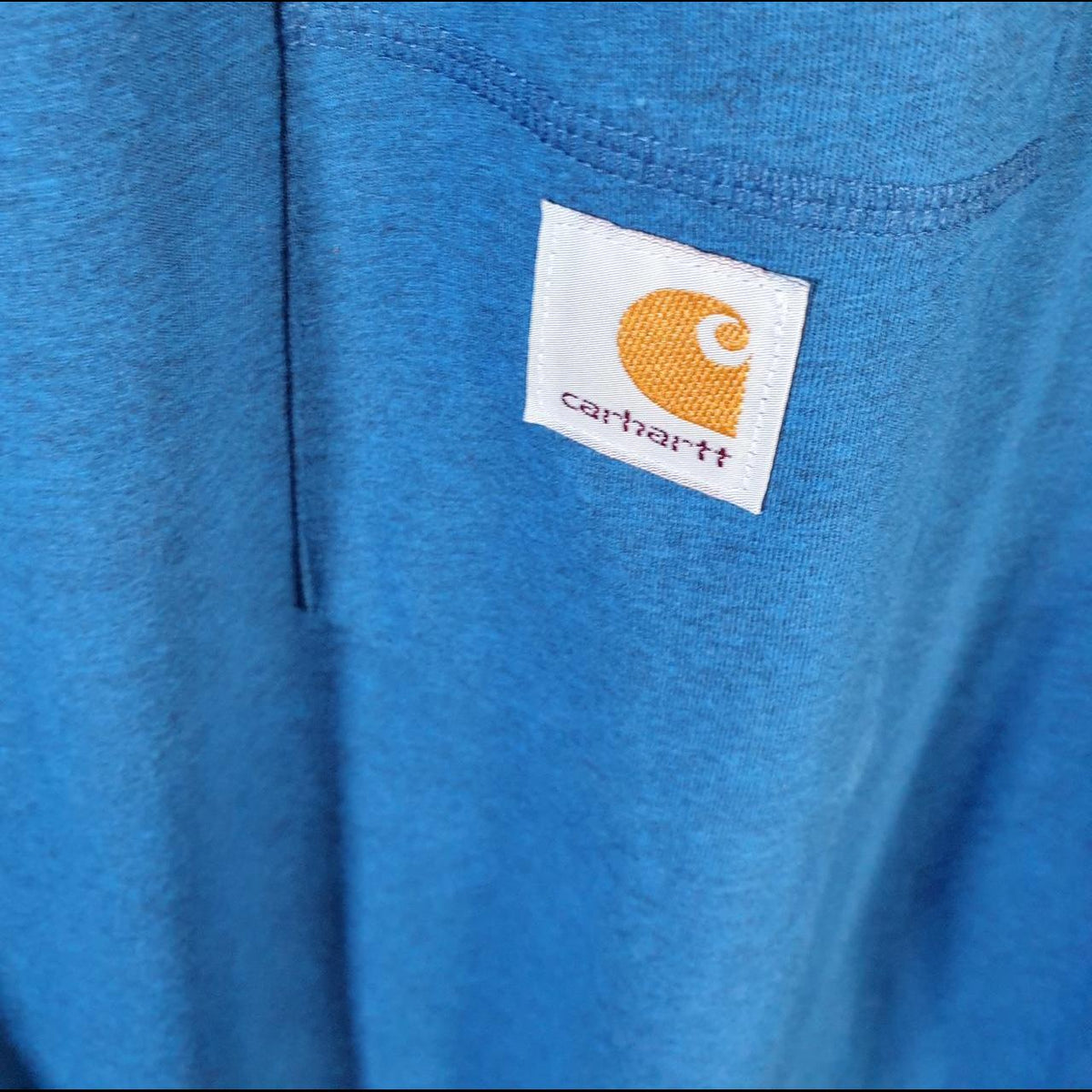 Vintage Carhartt Pocket T Shirt Men’s 2XL Blue Workwear Chore Utility Relaxed Fit C9335