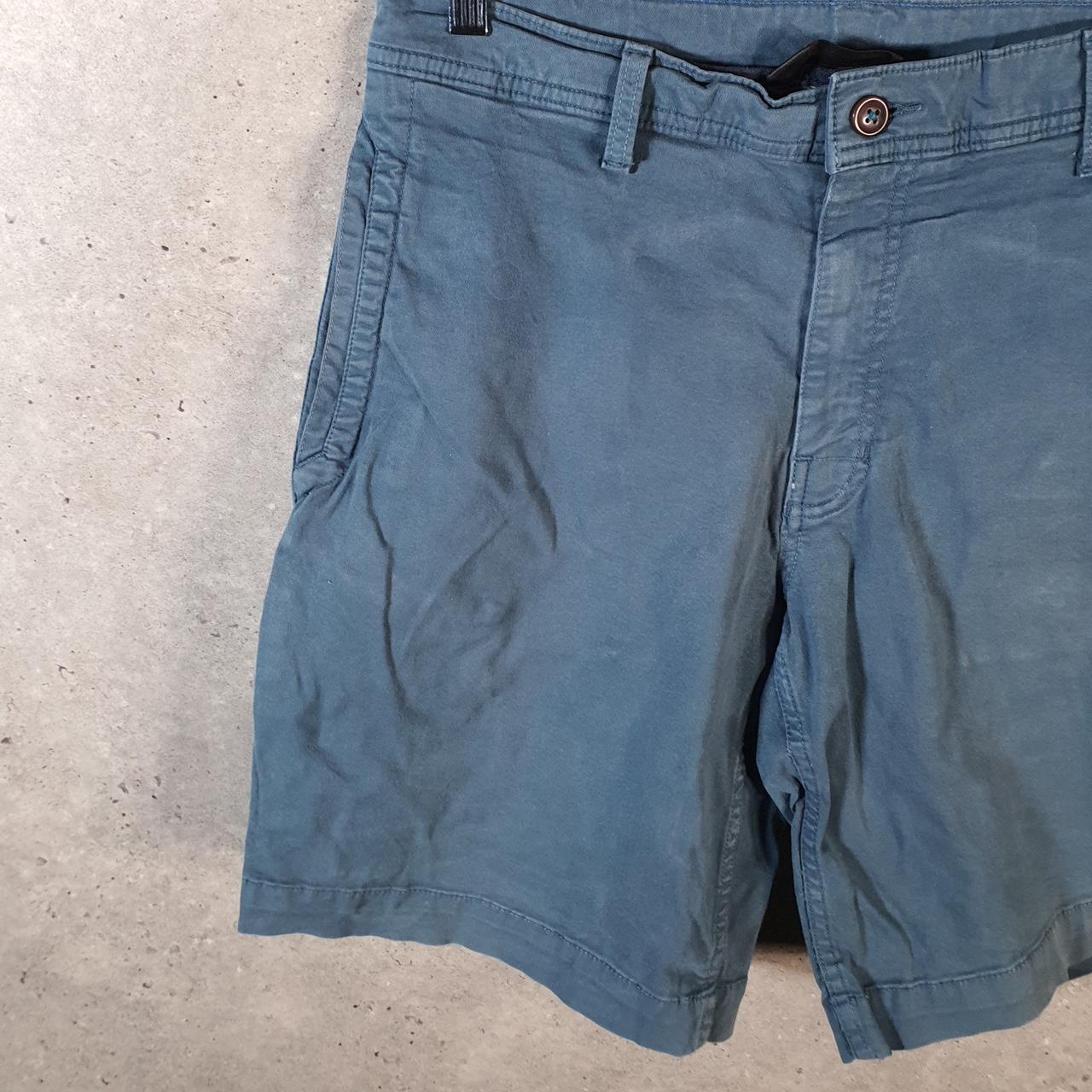 Vintage The North Face TNF Shorts Jorts Chino Cargo Womens W32 Blue Baggy Cotton