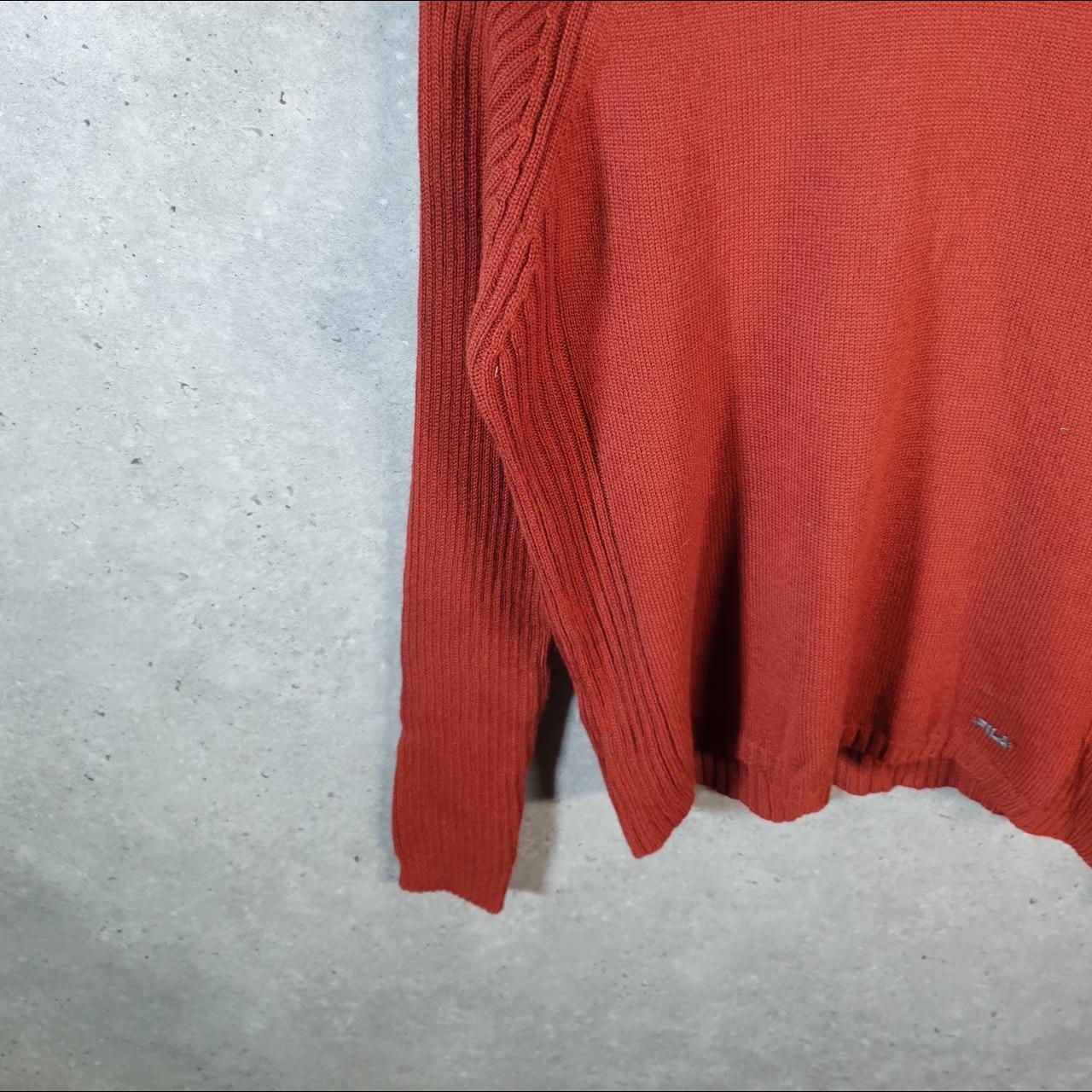 Vintage Fila Knit Sweater Women’s XL Orange Y2K Pullover Casual