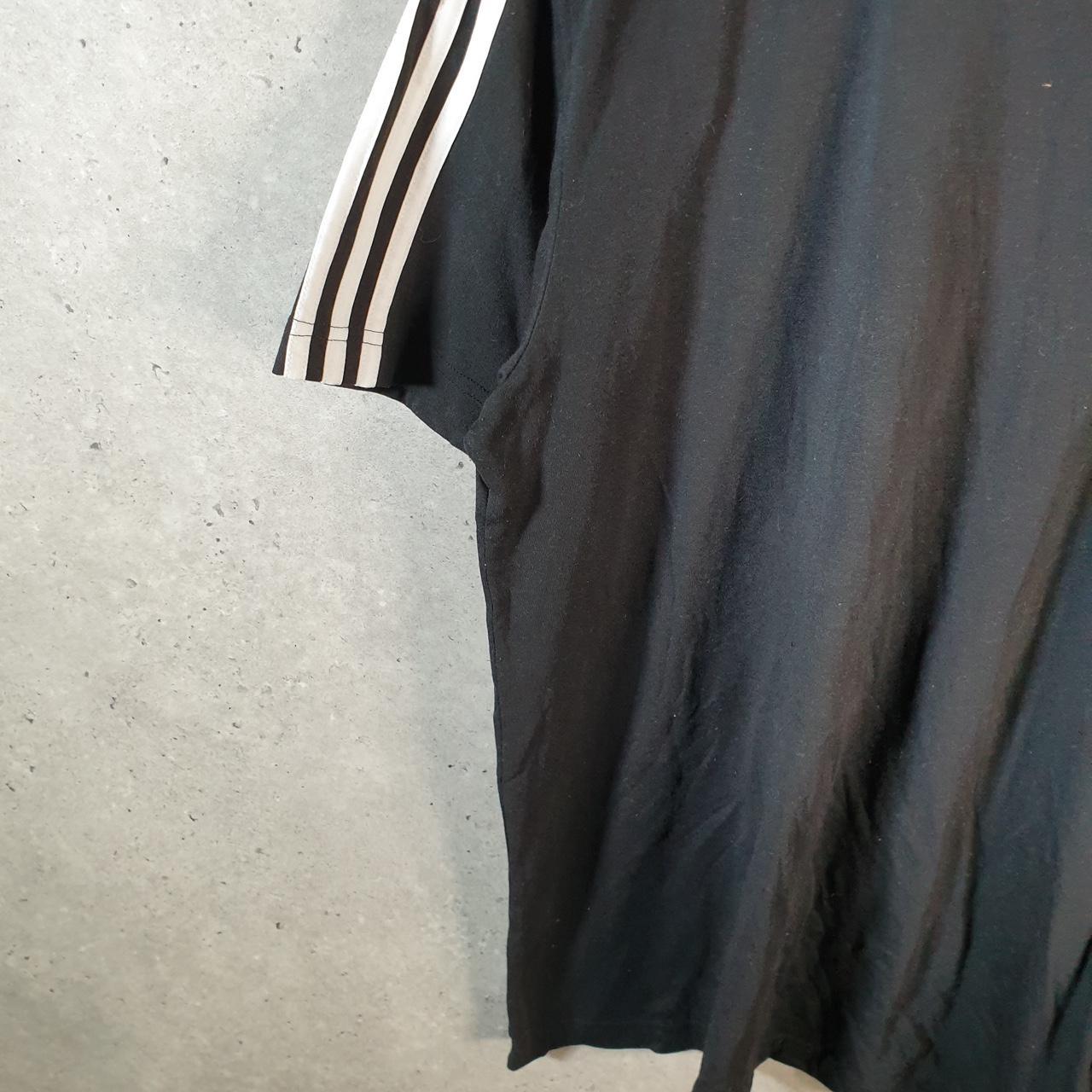 Vintage Adidas AeroReady T Shirt Men’s Large Black Three Stripes Logo Athletic