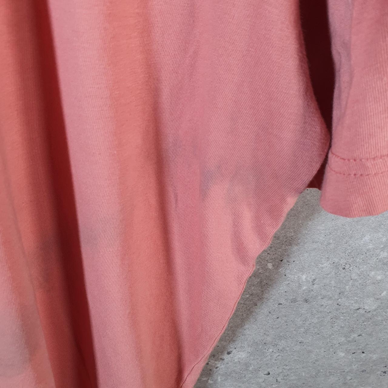 Vintage Adidas Embroidered T Shirt Men’s Large Pink Three Stripes Logo Athletic