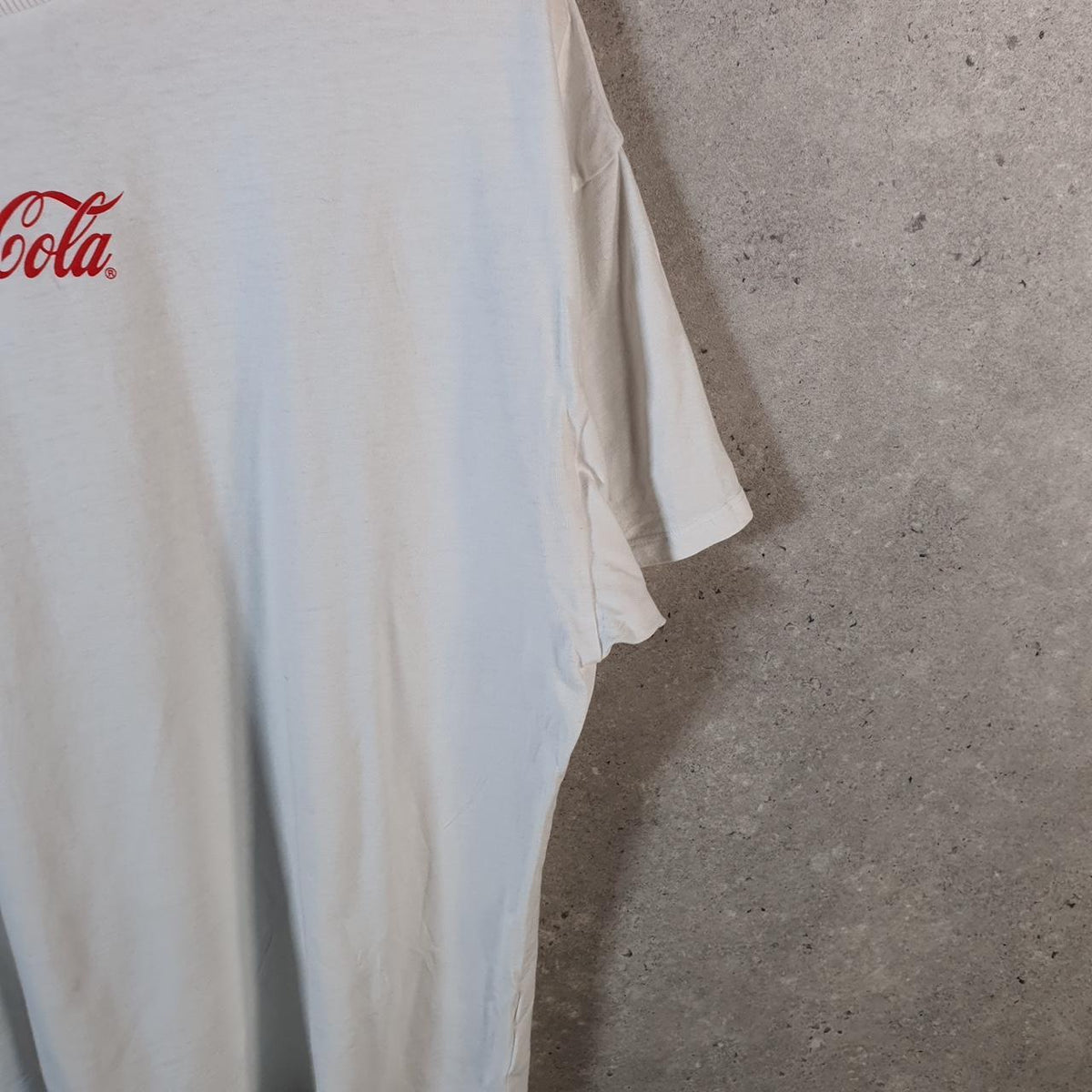 Vintage H&M Coke Coca Cola Glass Bottle T Shirt Men’s Small White Graphic