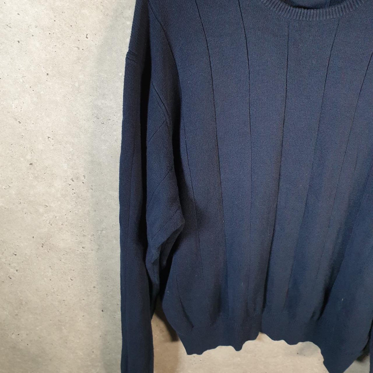 Vintage Ralph Lauren Polo Sweatshirt Men’s XL Navy Blue Cotton Pullover Pony