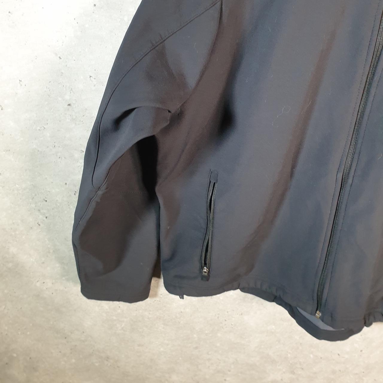 Vintage L.L. Bean Outdoors Nylon Jacket Mens XL Black Shell Soft Waterproof