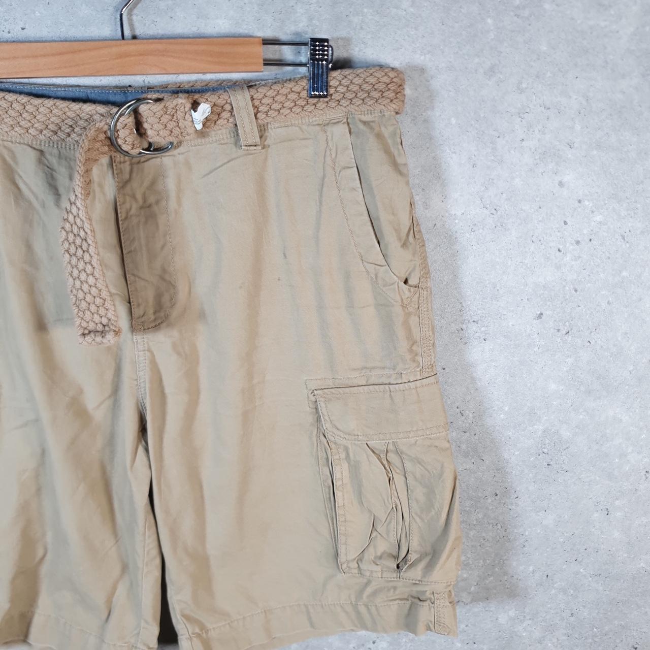 Vintage Tommy Hilfiger Chino Shorts Jorts Cargo Men’s W36 Brown Baggy Cotton