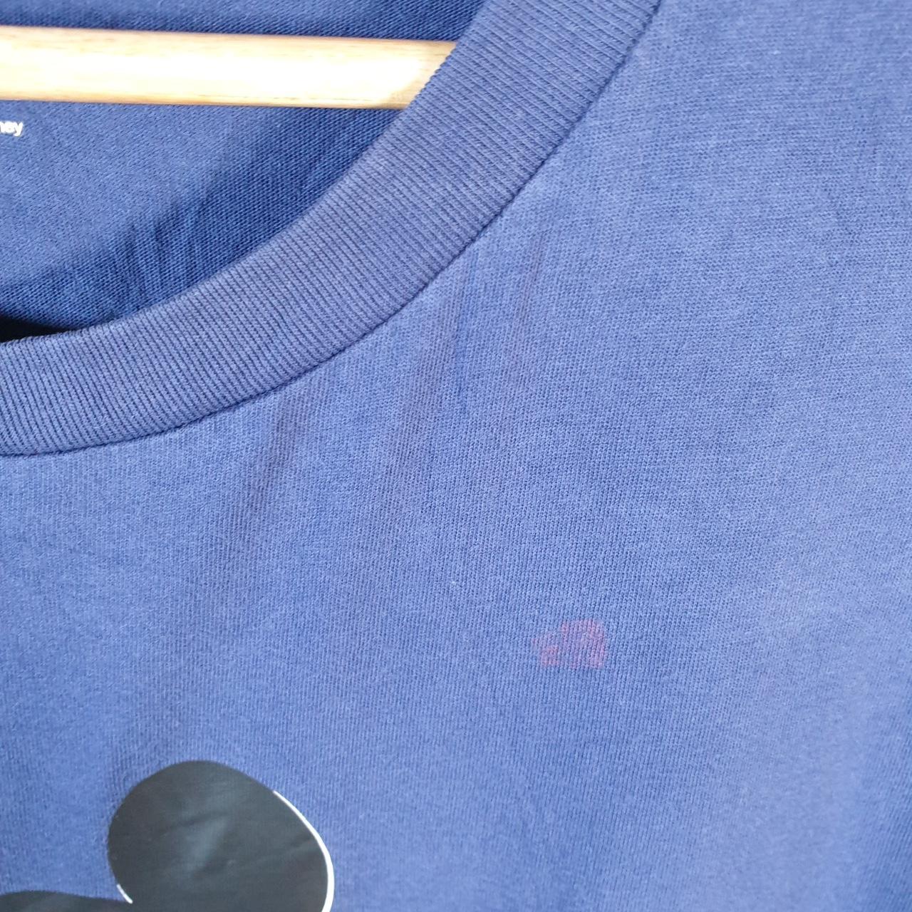 Vintage Uniqlo Disney Land Mickey Mouse T Shirt Men’s Large Navy Blue Graphic Cartoon