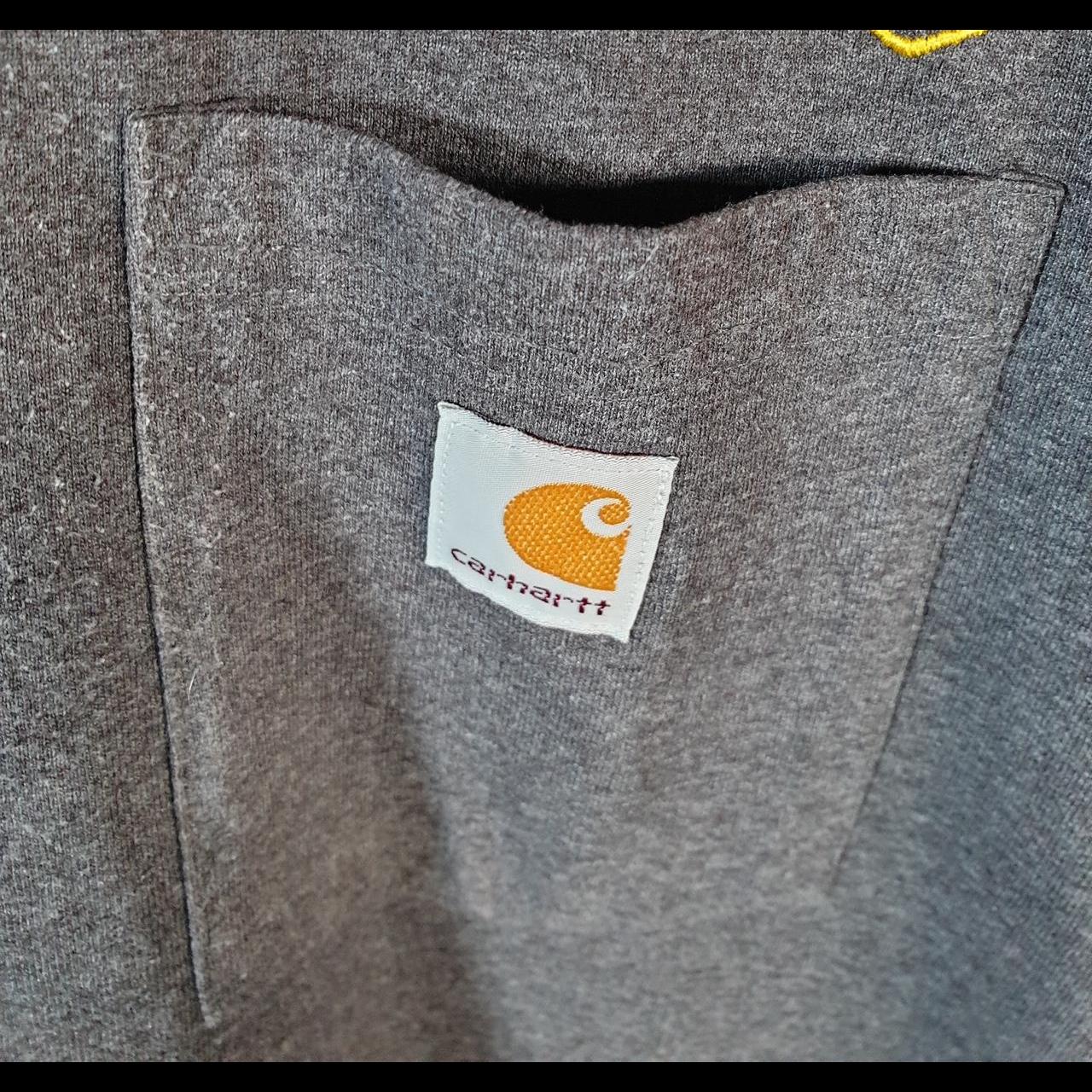 Vintage Carhartt Pocket T Shirt Men’s XL Grey Workwear Chore Utility Original Fit C9293