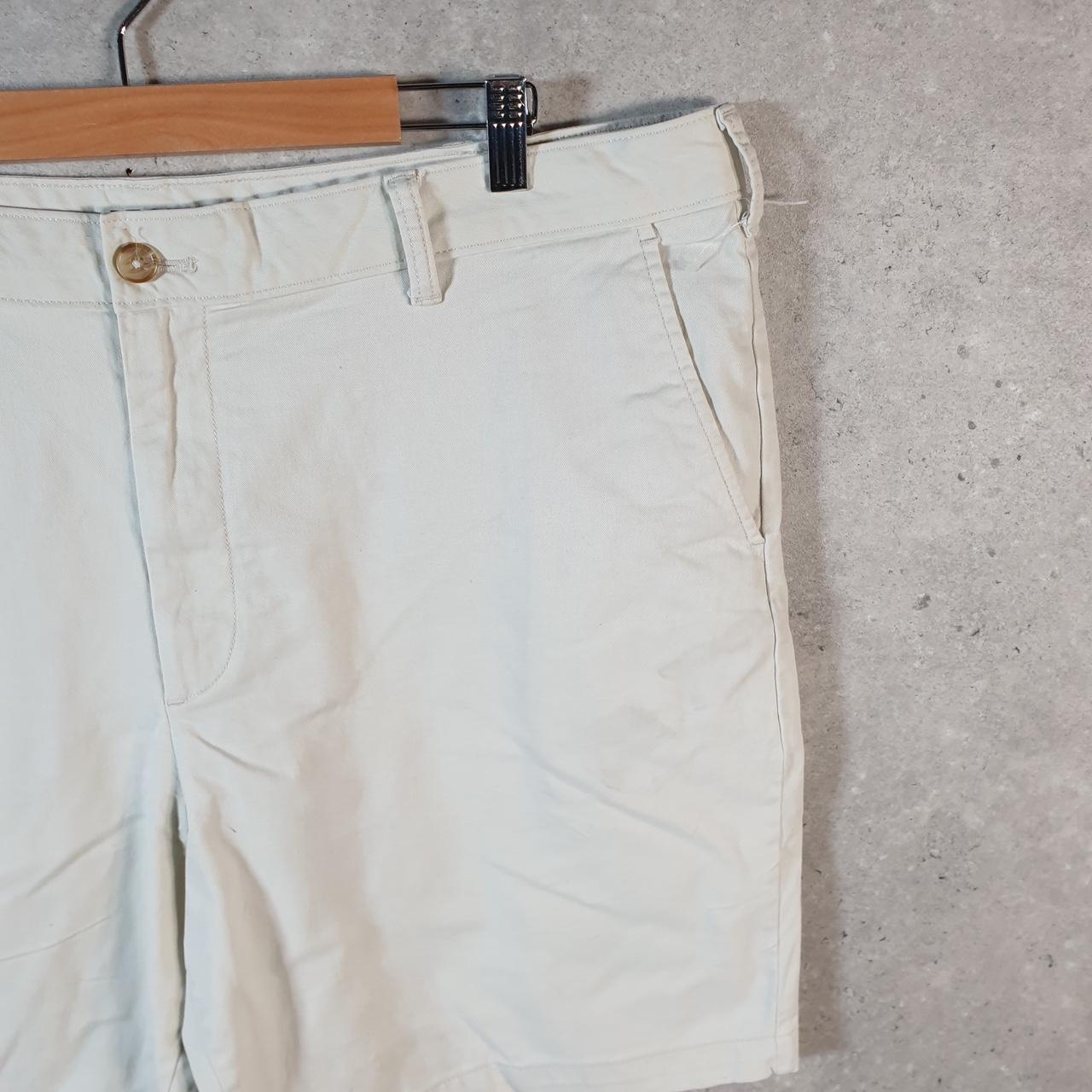 Vintage Izod Golf Chino Shorts Jorts Cargo Men’s W42 Beige Baggy Cotton