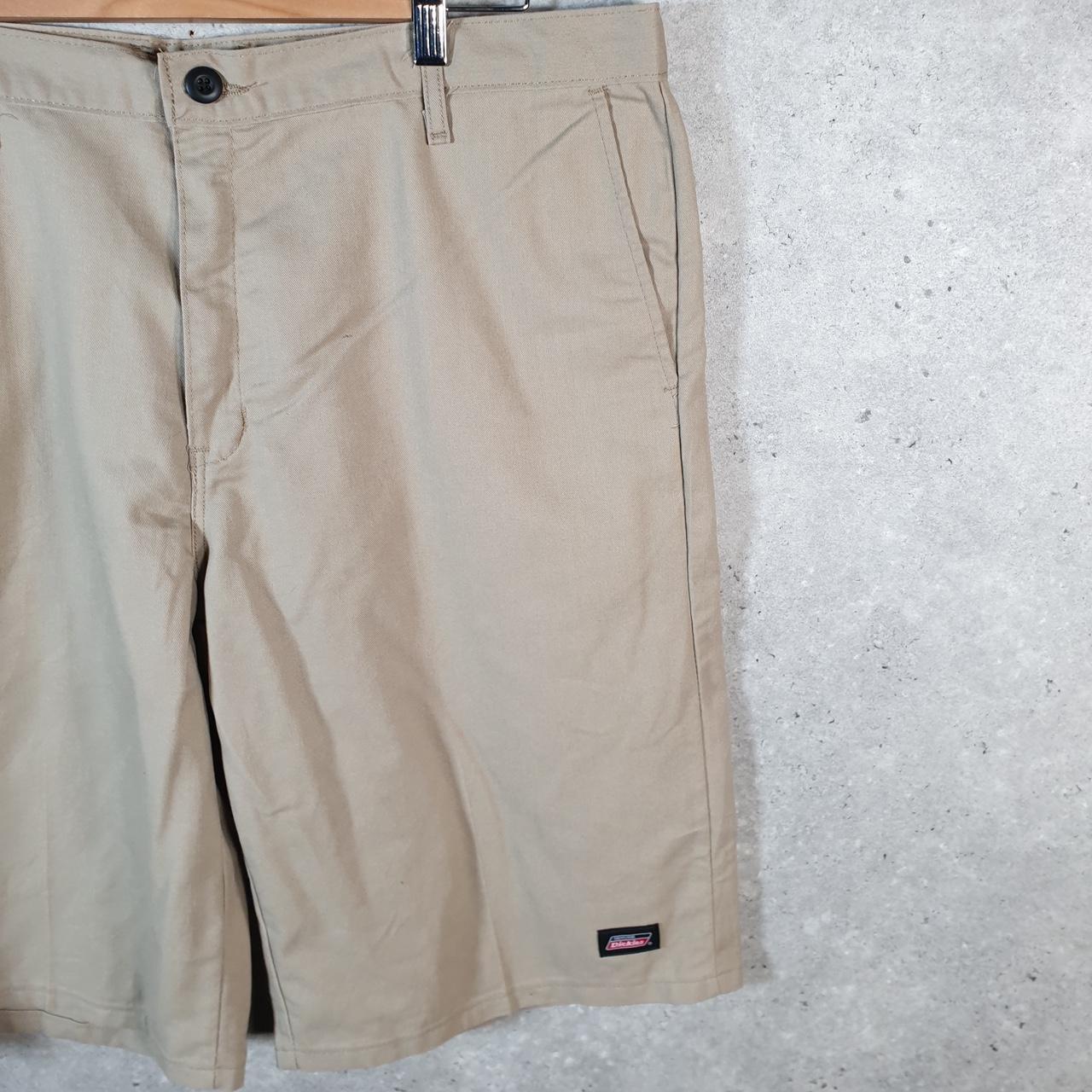 Vintage Dickies Baggy Chino Shorts Jorts Cargo Mens W40 Brown Relaxed Fit