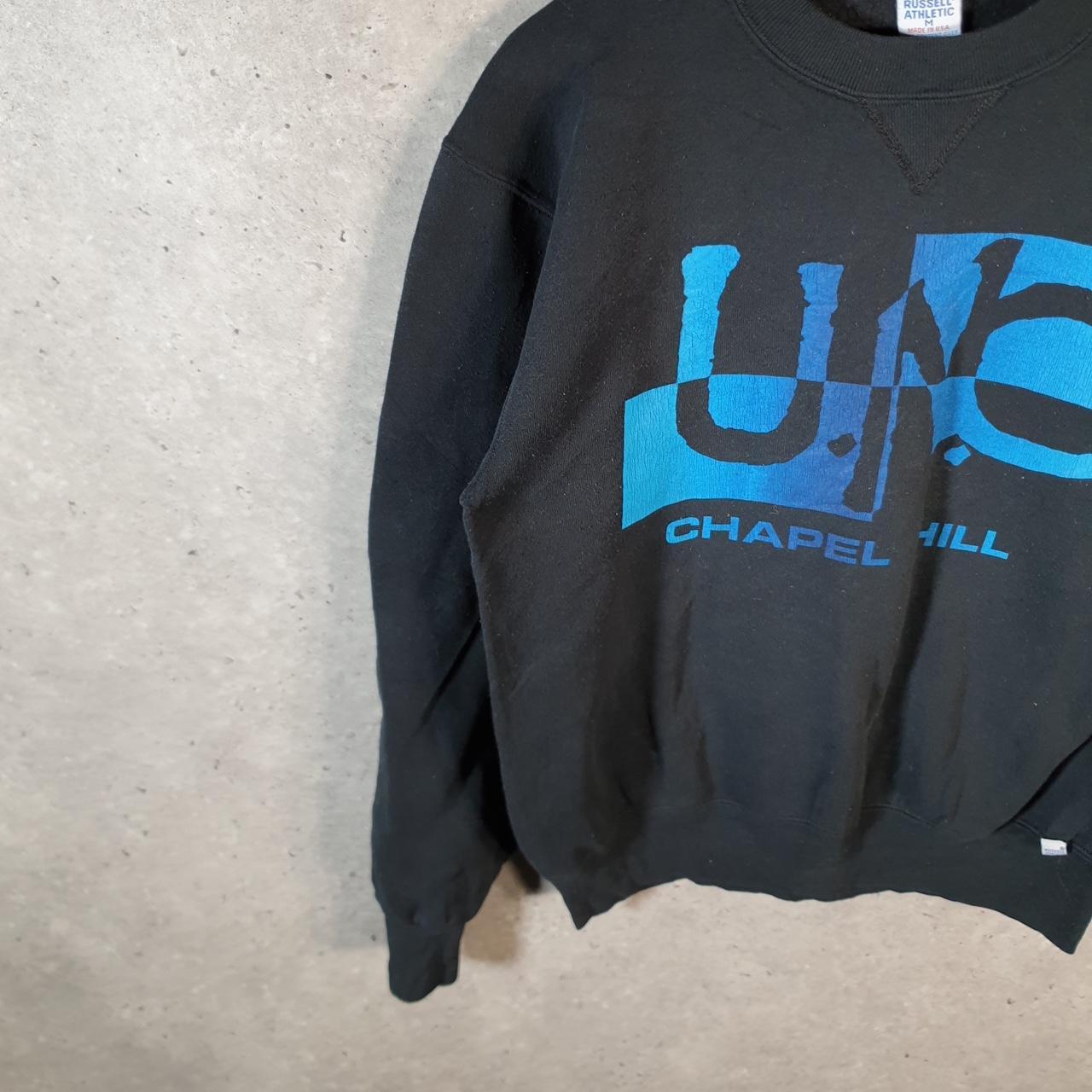 Vintage Russell Athletic UNC Chapel Hill USA Sweatshirt Men’s Medium Black Pullover