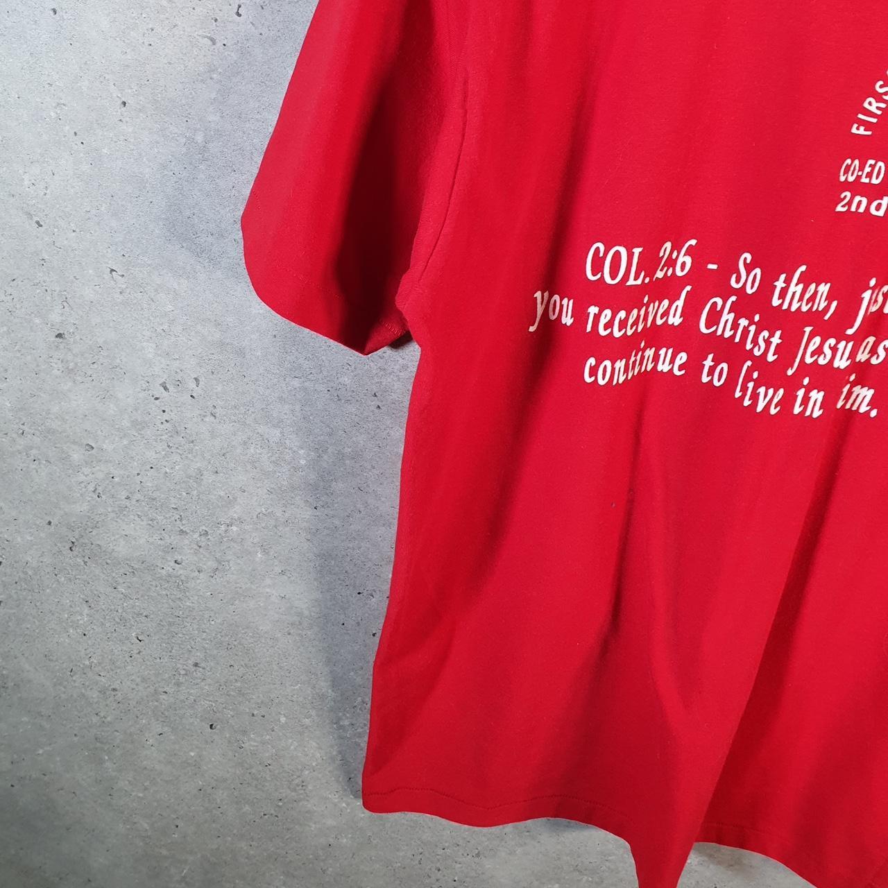 Vintage Gator Baptist Church 1993 USA Single Stitch T Shirt Men’s Large Red