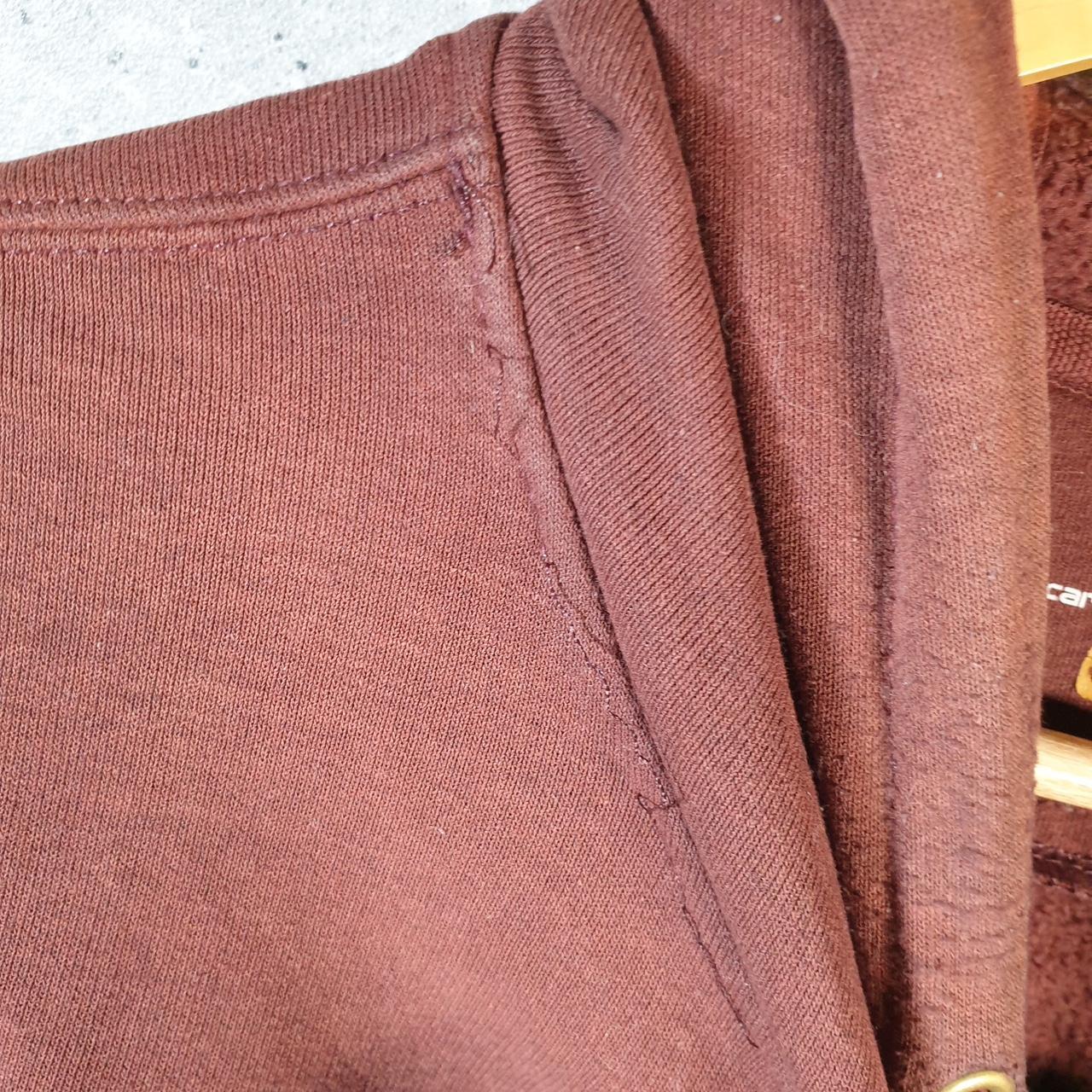 Vintage Carhartt Hoodie Mens XL Burgundy Pullover Blank USA Original Fit