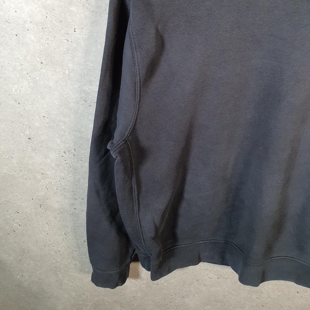 Vintage Nike Club Embroidered Sweatshirt Men’s Small Black Swoosh Y2K Pullover Logo