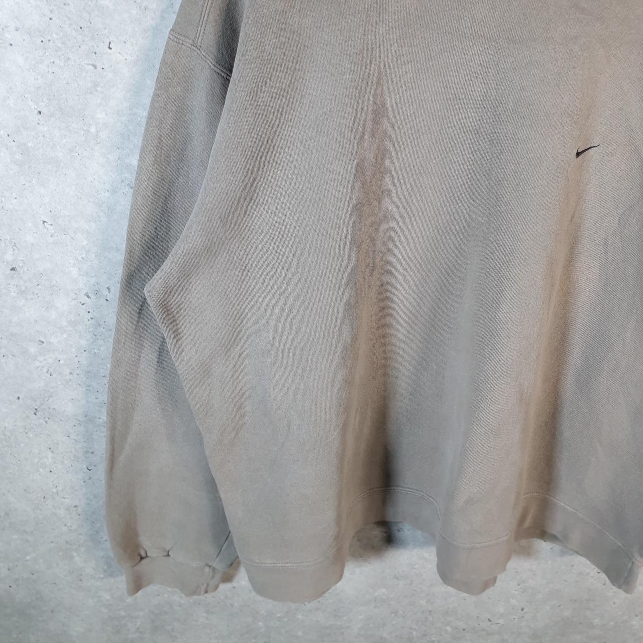 Vintage Nike 90s USA Embroidered Sweatshirt Men’s XL Brown Swoosh Y2K Pullover Logo