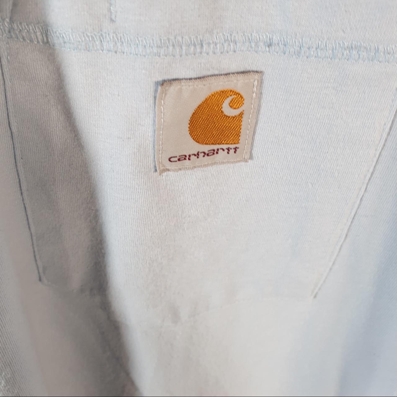 Vintage Carhartt Pocket T Shirt Men’s XL Blue Workwear Chore Utility Relaxed Fit C9289