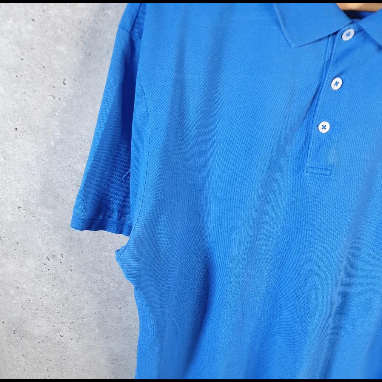 Vintage Ralph Lauren Polo Shirt Men’s XL Blue Stretch Mesh Embroidered Pony
