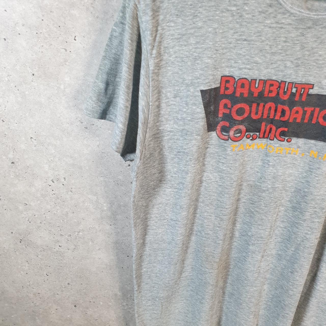 Vintage Hanes Babbitt Foundation Tamworth USA Single Stitch T Shirt Men’s Medium Grey