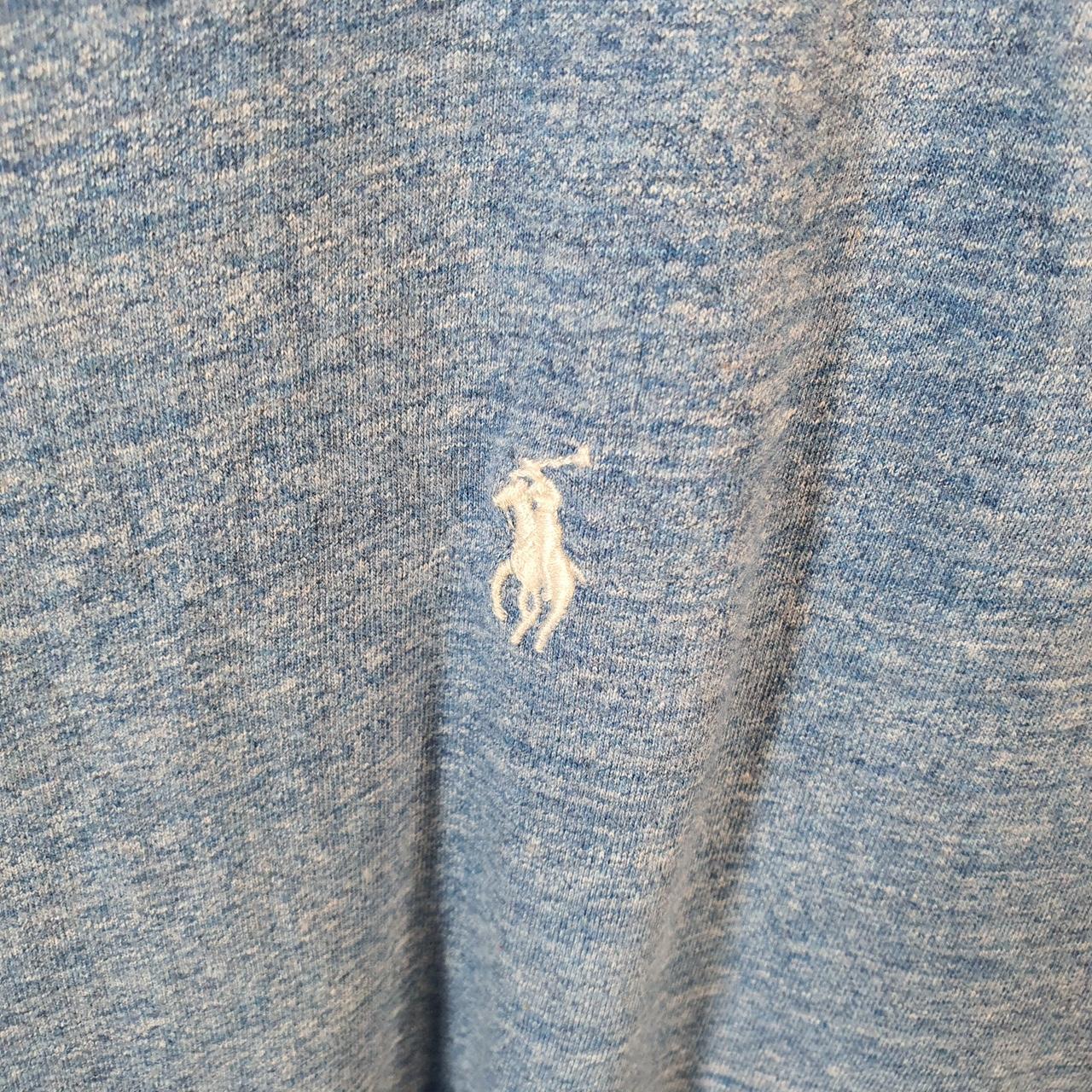 Vintage Ralph Lauren Polo T Shirt Men’s Medium Blue Embroidered Classic Fit Pony C9074