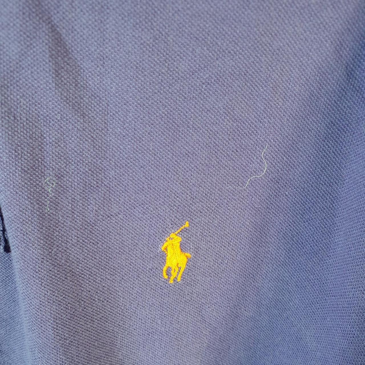 Vintage Ralph Lauren Polo Shirt Men’s Large Purple Cotton Embroidered Pony