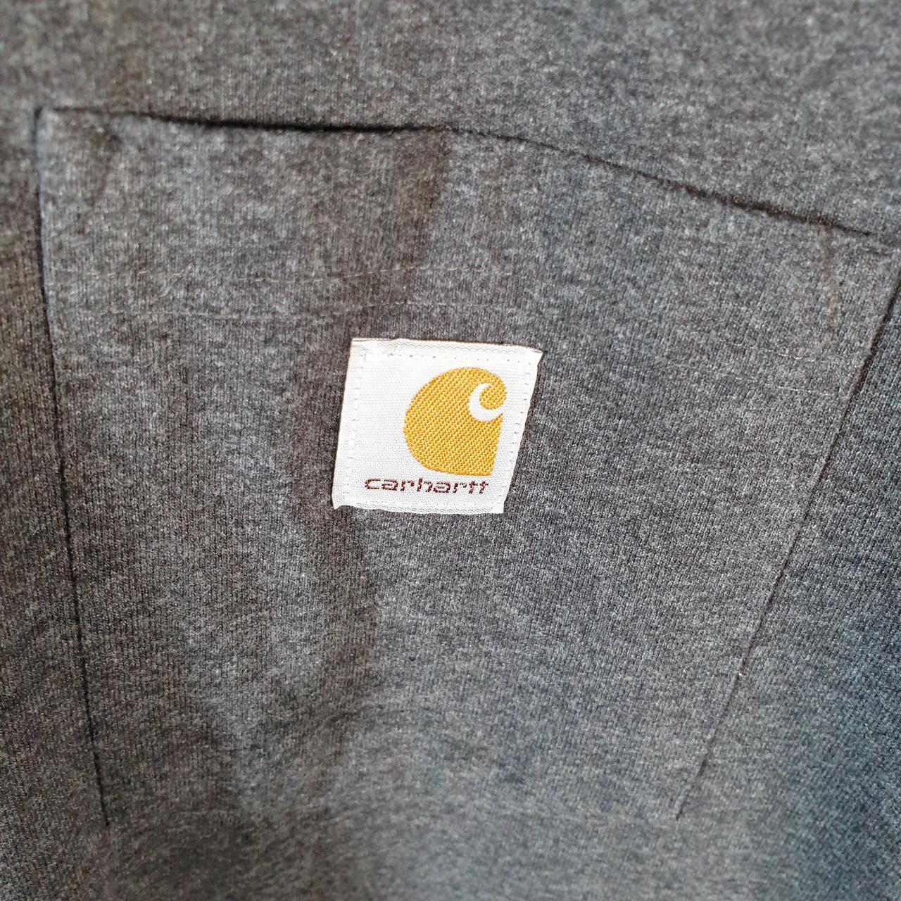 Vintage Carhartt Pocket T Shirt Men’s Large Grey Workwear Chore Utility Loose Fit C9308