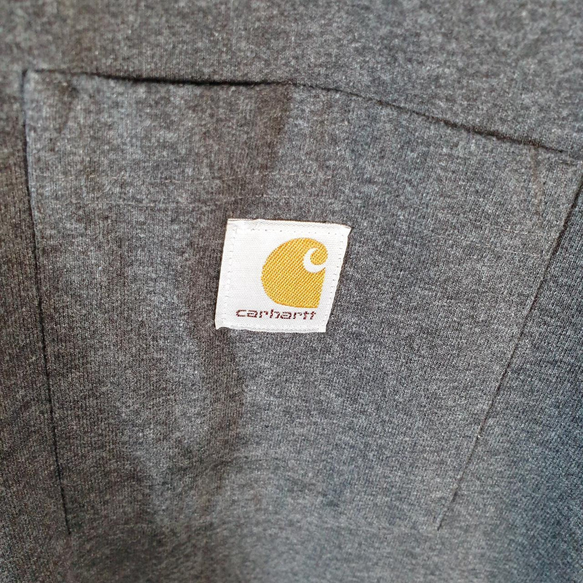 Vintage Carhartt Pocket T Shirt Men’s Large Grey Workwear Chore Utility Loose Fit C9308