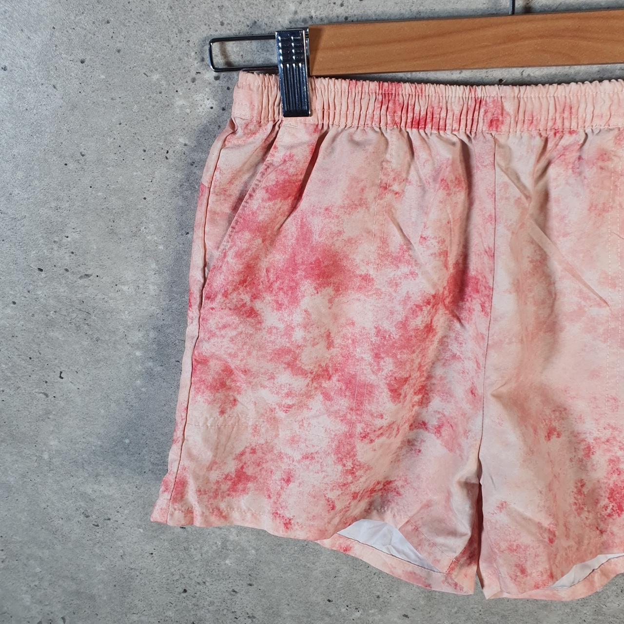 Vintage The North Face TNF Shorts Jorts Chino Cargo Girls Large Pink Baggy Cotton
