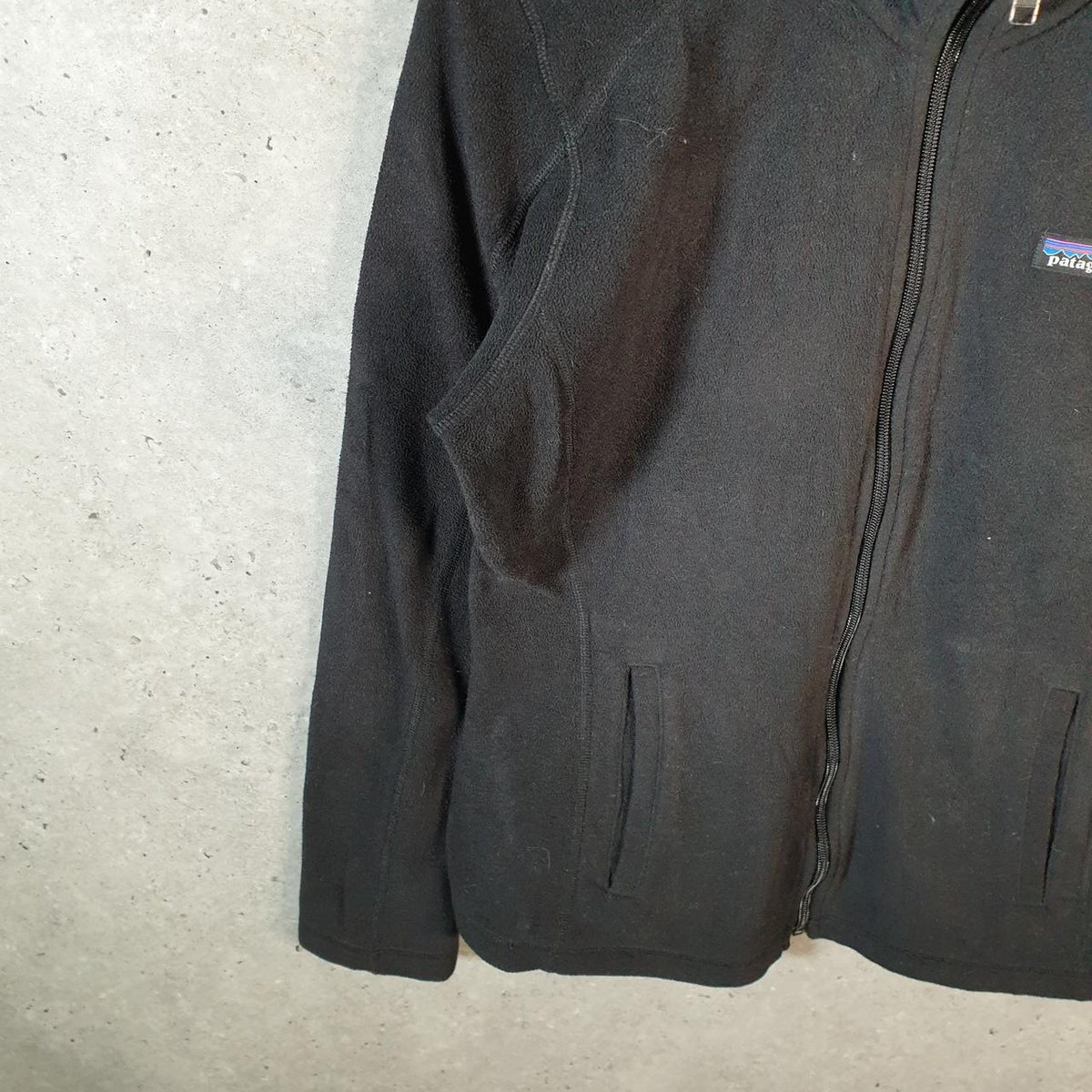 Vintage Patagonia Better Sweater Full Zip Fleece Sweatshirt Womens Medium Black
