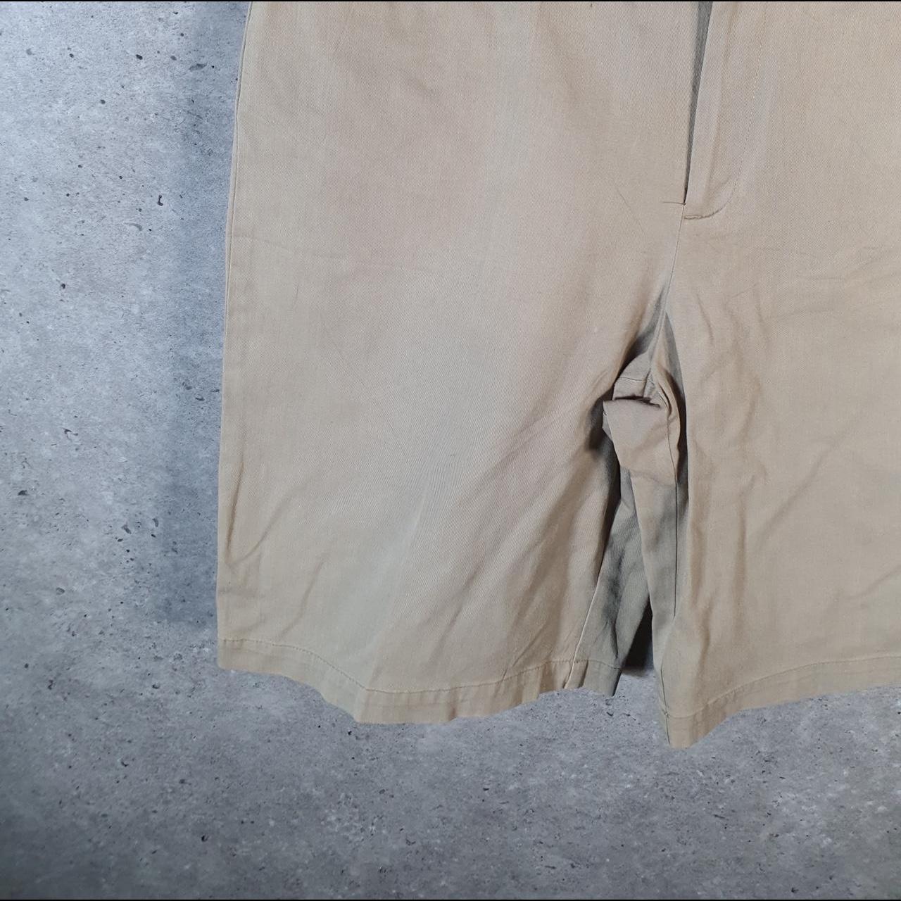 Vintage Dockers Chino Shorts Jorts Cargo Womens W34 Brown Baggy Cotton
